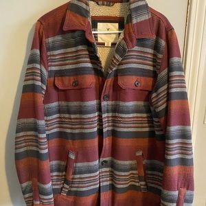 American Eagle Sherpa Lined Flannel
